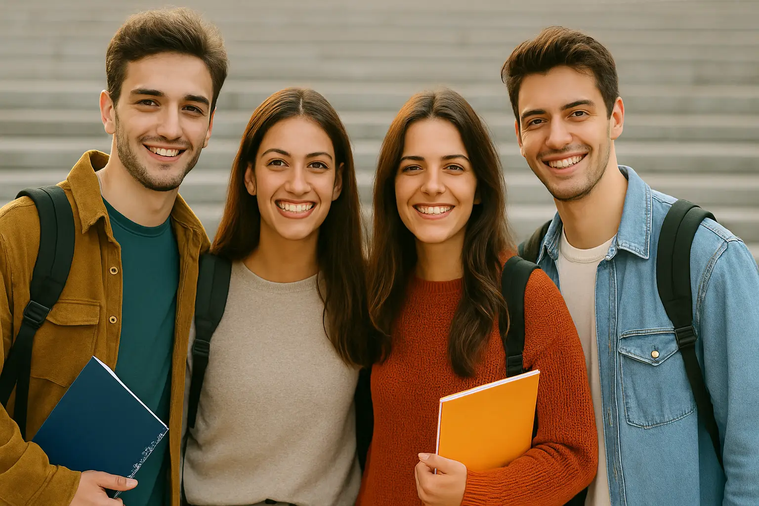 perche-scegliere-unicum-centro-studi Studenti sorridenti che hanno completato gli studi
